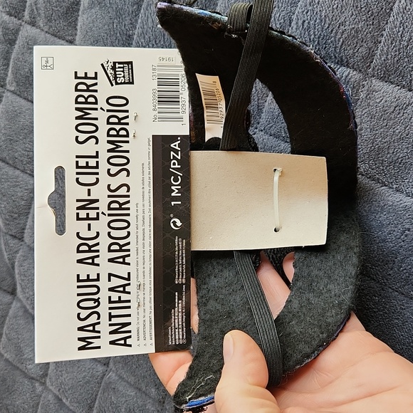 Dark Rainbow Mask ☆ Masquerade ☆ Party ☆ Dress up ☆ Brand New! - Picture 5 of 7